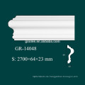 Environmental Architectural Dekorative PU Crown Molding für Haus Decke Design